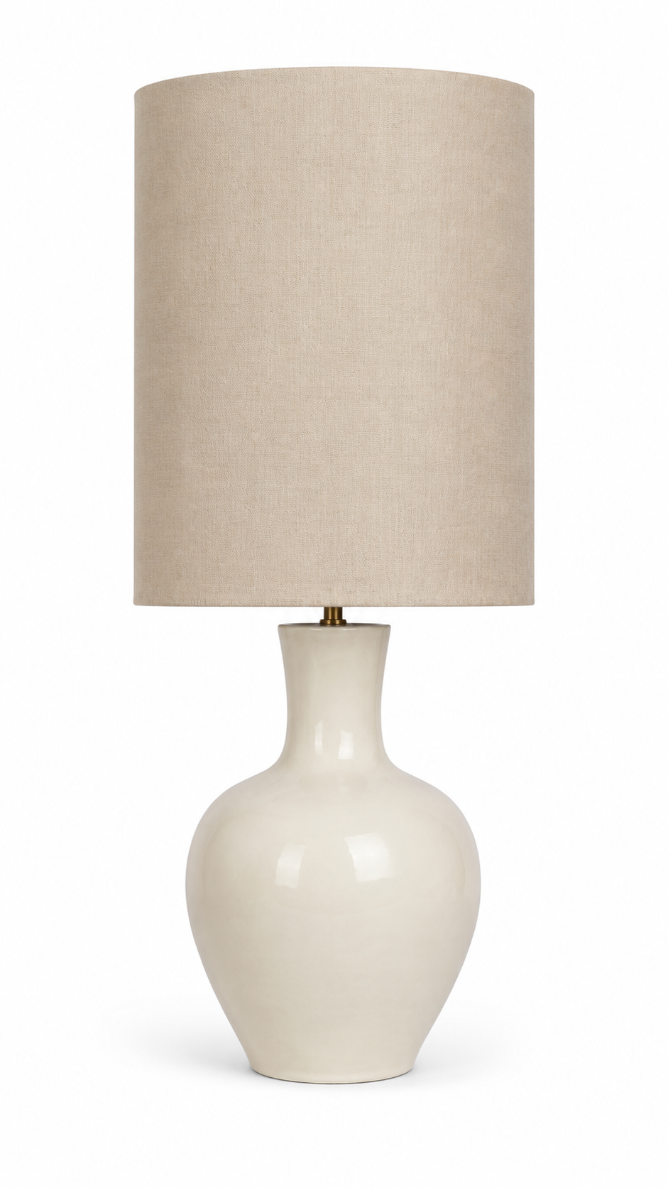 BASE PER LAMPADA CREMA CON PARALUME