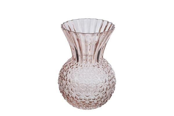 VASO PICCOLO IN VETRO ROSA CIPRIA