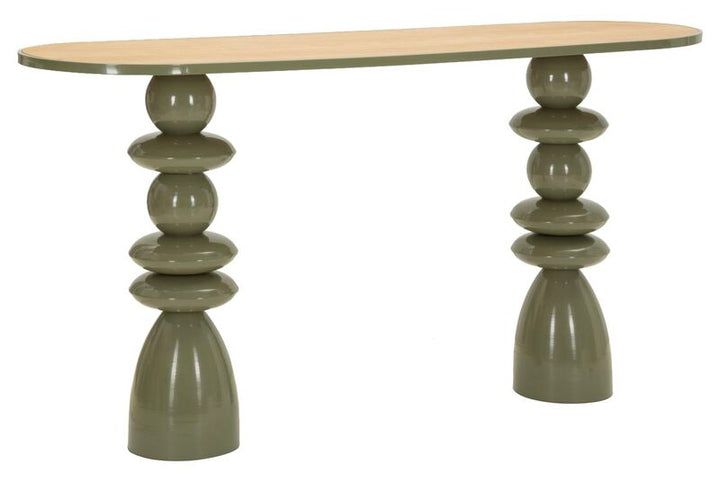 CONSOLLE LACCATA VERDE