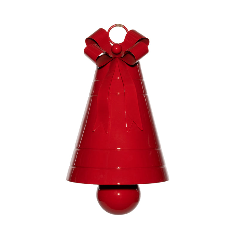 CAMPANA CON FIOCCO ROSSO MEDIUM