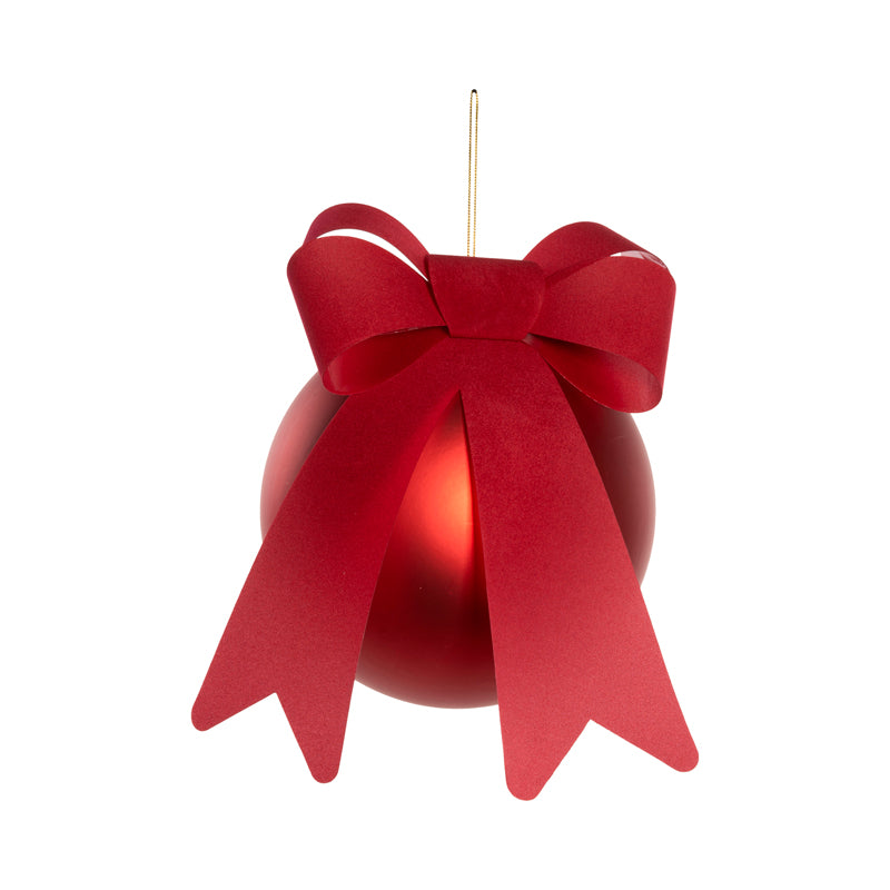 SFERA CON FIOCCO ROSSO