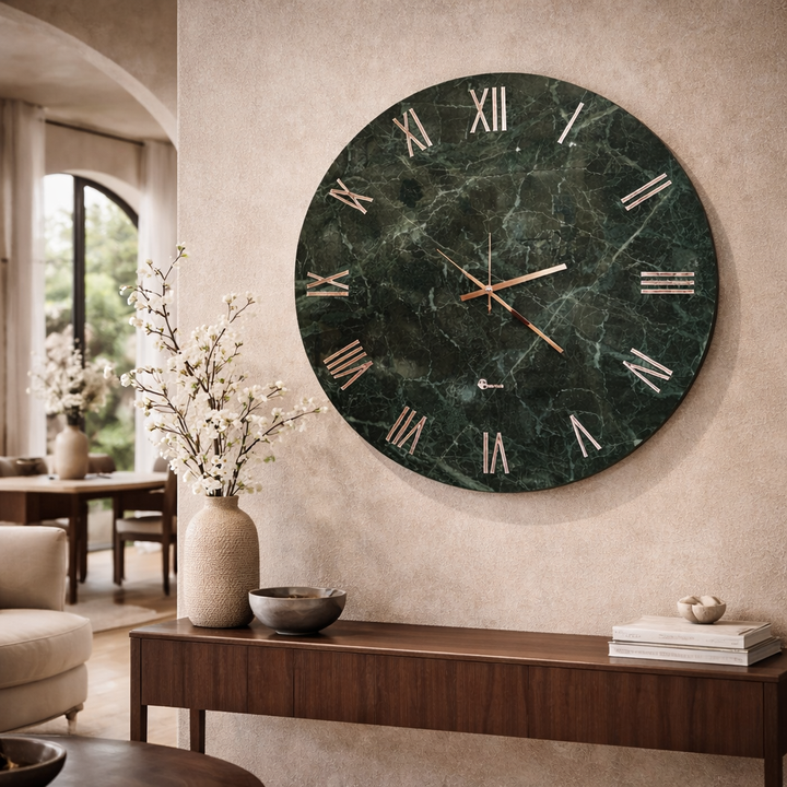 OROLOGIO IN MARMO VERDE