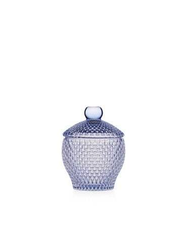 SCATOLA GRANDE IN VETRO BLU