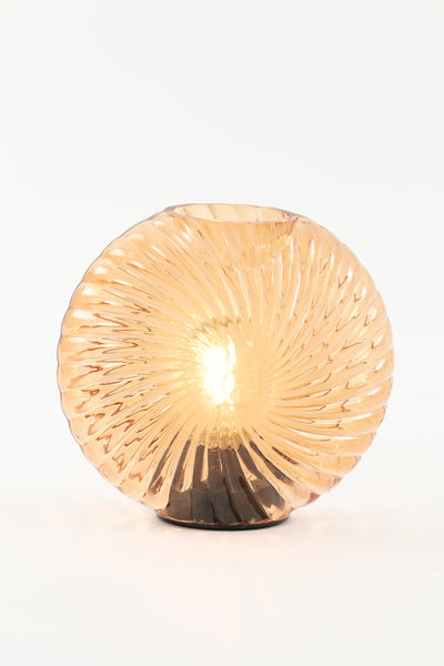 LAMPADA DA TAVOLO IN VETRO PESCA