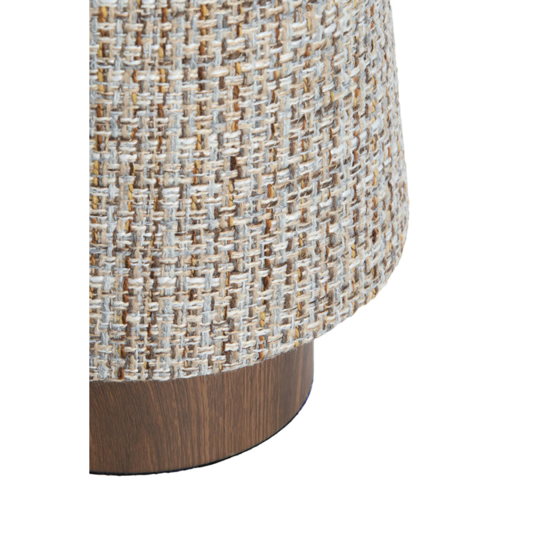 LAMPADA DA TAVOLO CON BASE IN LEGNO