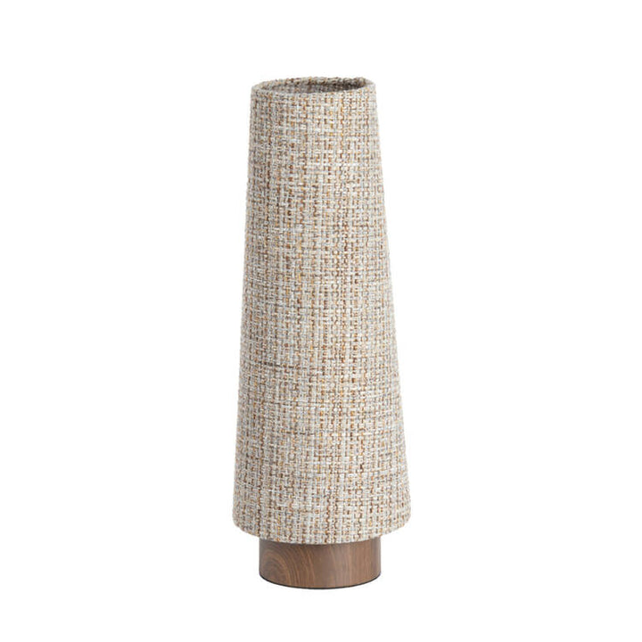 LAMPADA DA TAVOLO CON BASE IN LEGNO LARGE