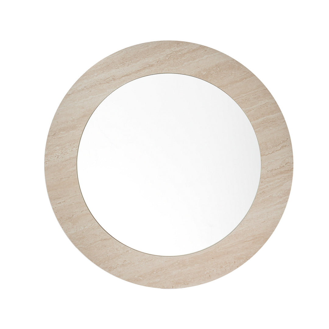 SPECCHIERA ROTONDA CREMA