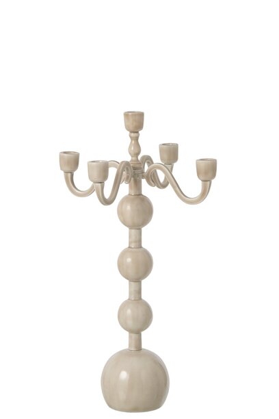 CANDELABRO BEIGE CHIARO