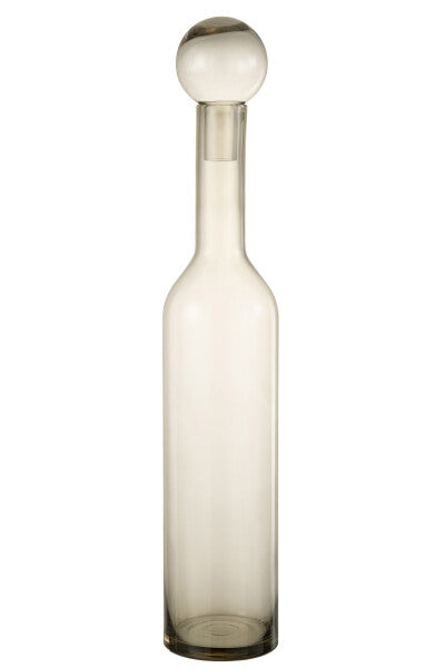 BOTTIGLIA NORMA IN VETRO GRIGIO LARGE