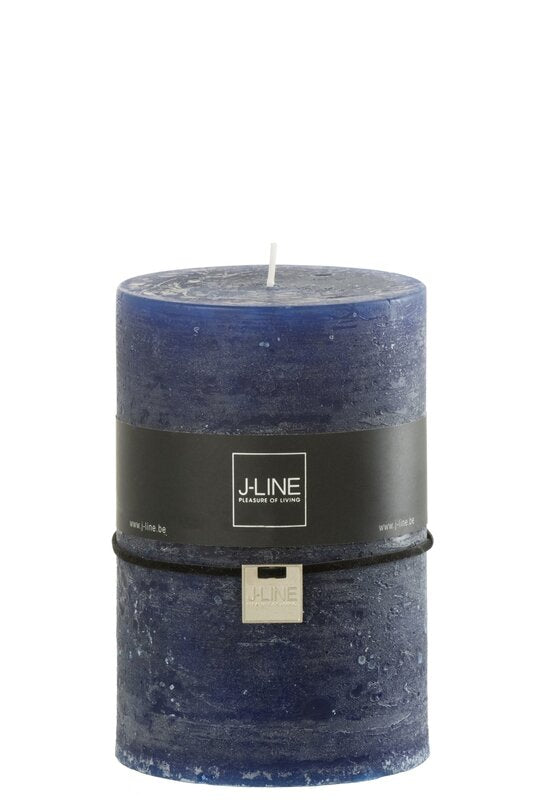 CANDELA CILINDRICA BLU