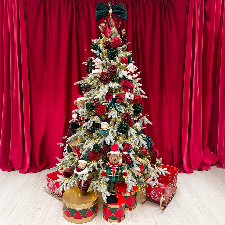 ALBERO DI NATALE INNEVATO h.180cm