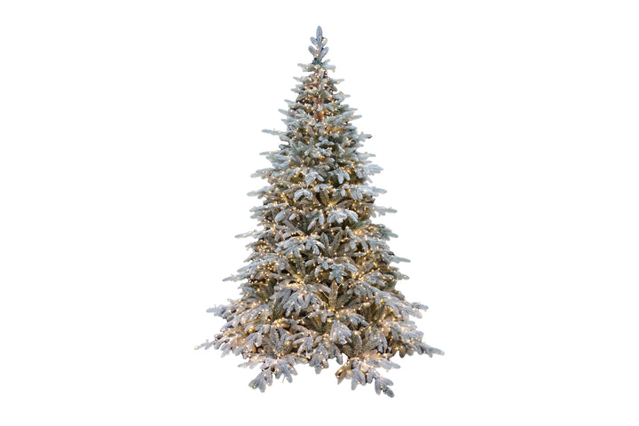ALBERO DI NATALE INNEVATO h.210CM