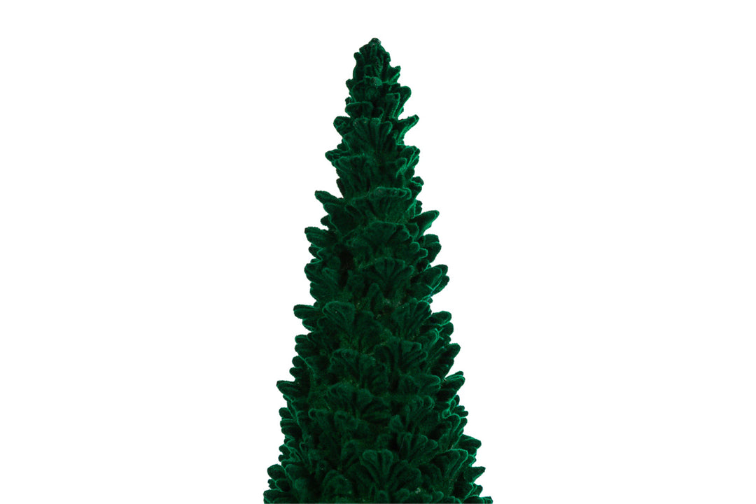 ALBERO IN VELLUTO VERDE SMALL