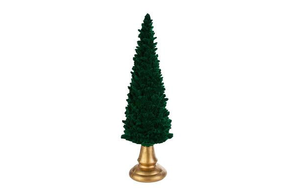 ALBERO VELLUTO VERDE LARGE