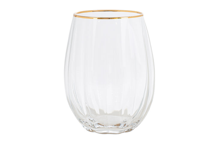 SET 6 BICCHIERI FILO ORO