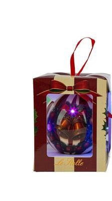 DECORAZIONE PALLINA LED 'CAMPANE'