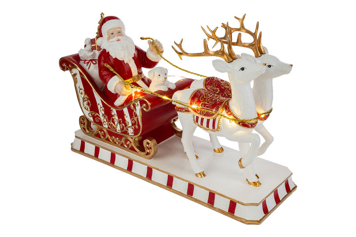 BABBO NATALE CON SLITTA
