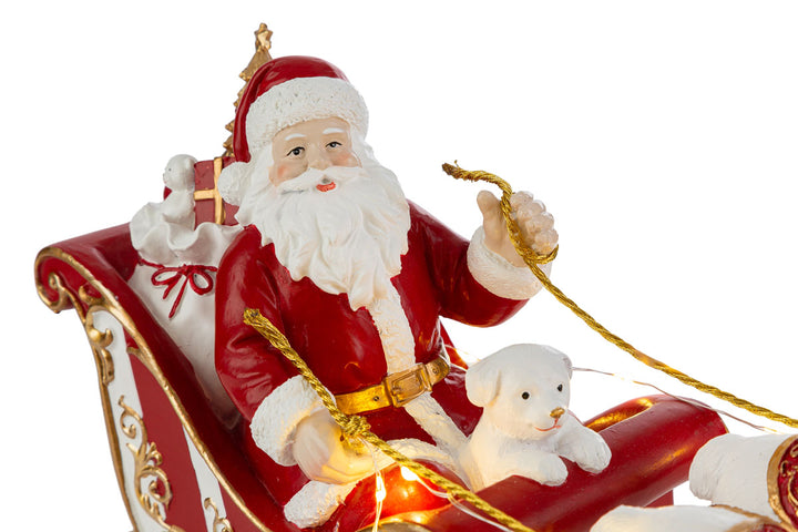 BABBO NATALE CON SLITTA