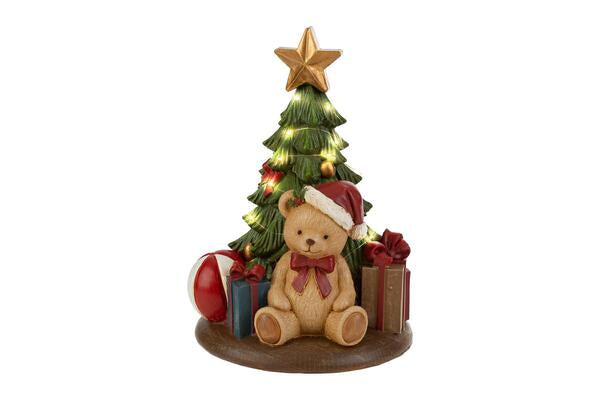 ALBERO NATALIZIO LED CON ORSETTO