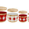 SCATOLA TAMBURO ROSSA SMALL