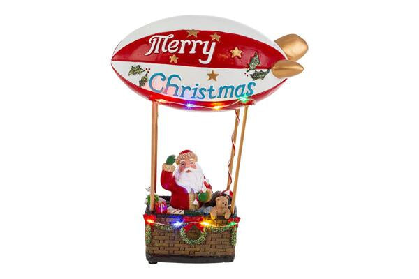 BABBO NATALE CON DIRIGIBILE