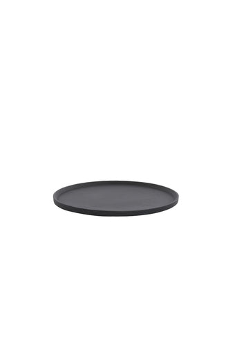 PIATTO IN METALLO NERO