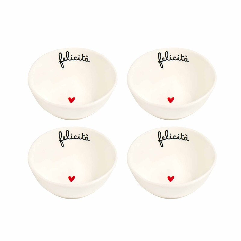SET 4 COPPETTE FELICITÀ