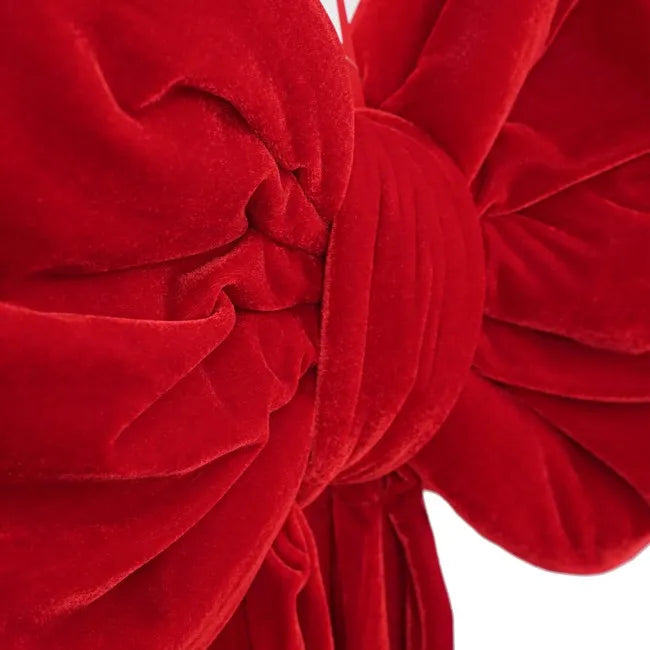 Fiocco in velluto rosso