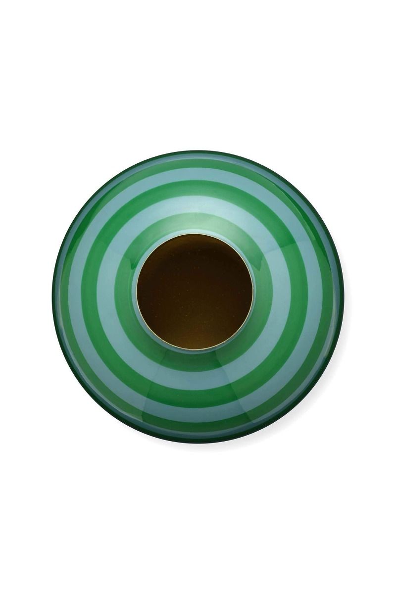 VASO A STRISCE VERDE