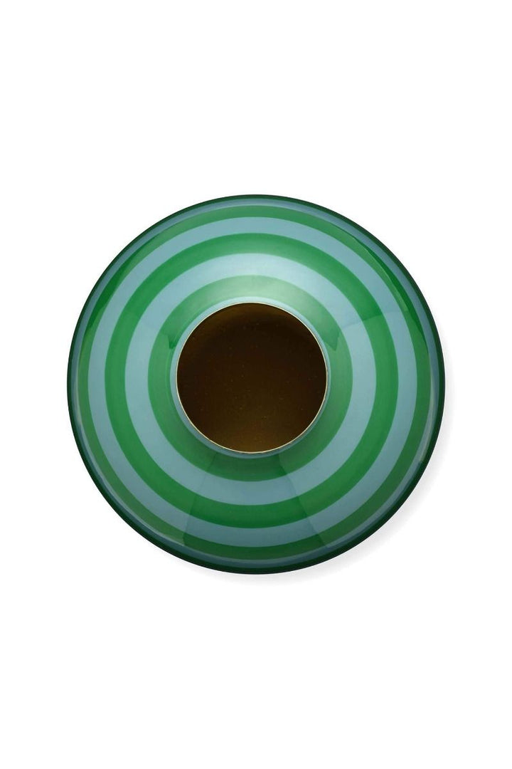 VASO A STRISCE VERDE