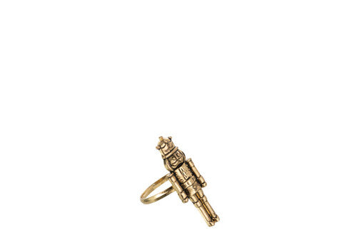 SET 4 PORTATOVAGLIOLI SCHIACCIANOCI ORO