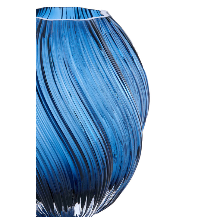 VASO IN VETRO ONDULATO SMALL