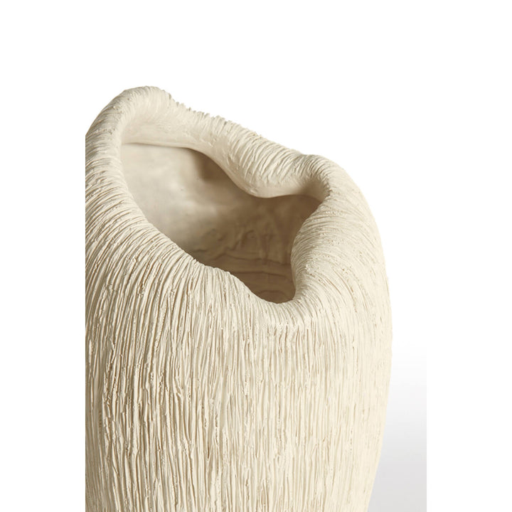 VASO DECORATIVO ALTO CREMA