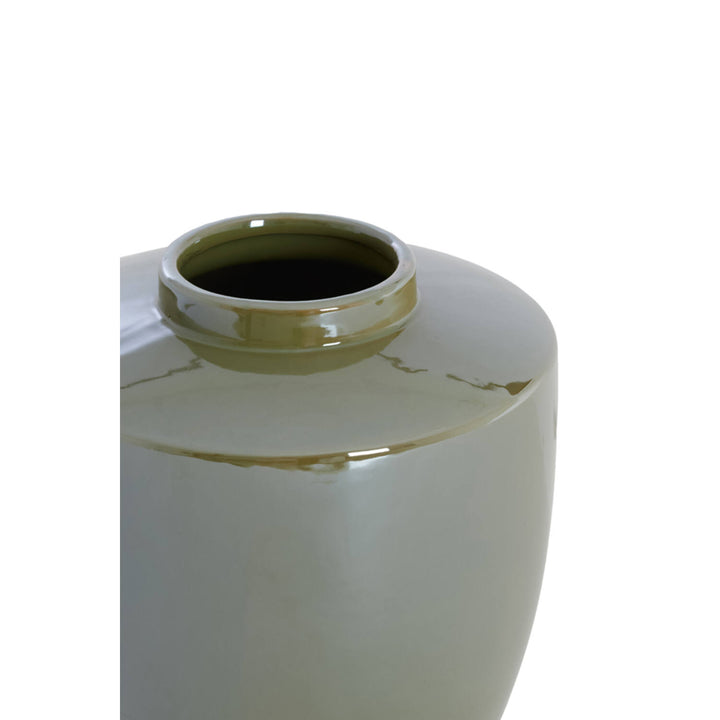 VASO DECORATIVO OLIO VERDE OLIVA SMALL