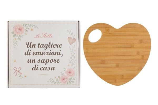 TAGLIERE CUORE IN LEGNO