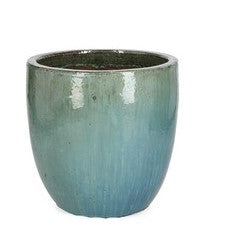 CACHE-POT IN TERACOTTA SMALTATA SMALL