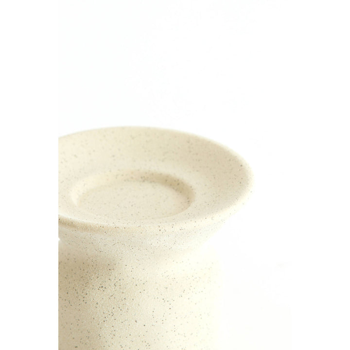 PORTACANDELA CREMA OPACO SMALL