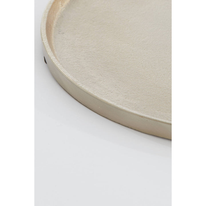 PIATTO DECORATIVO IN METALLO ORO LARGE