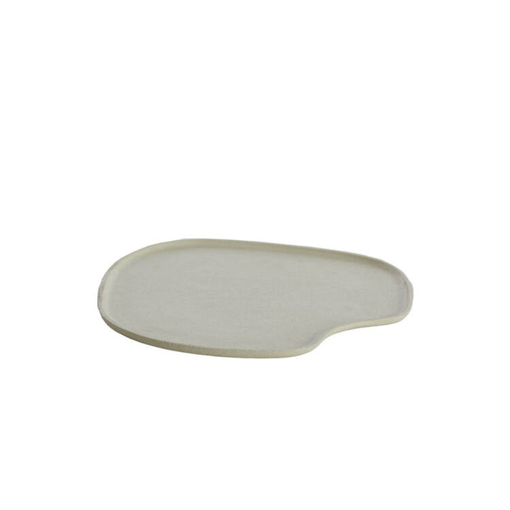 PIATTO DECORATIVO ONDULATO CREMA