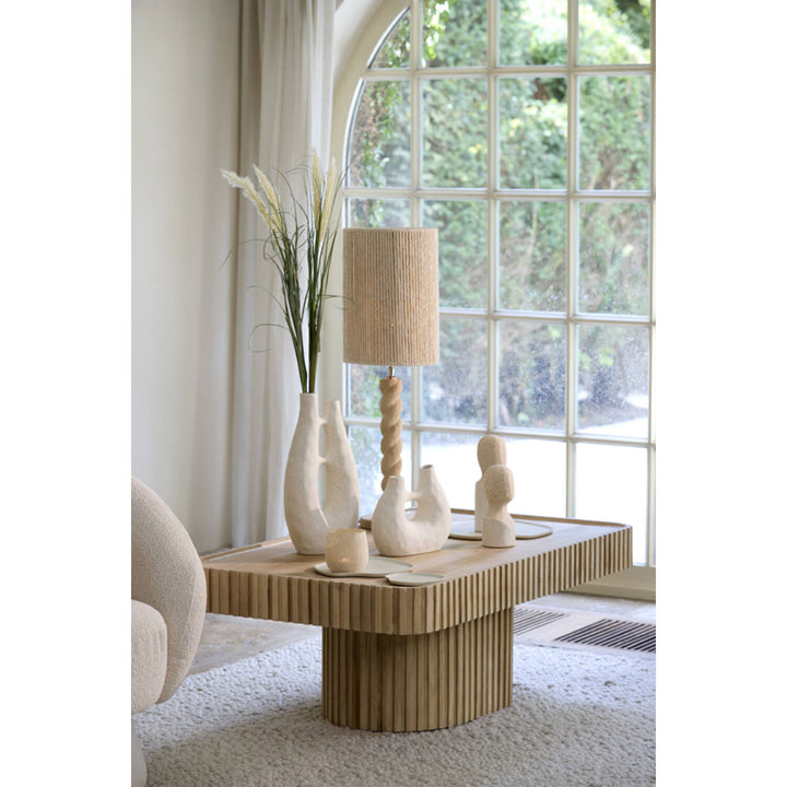 PIATTO DECORATIVO ONDULATO CREMA