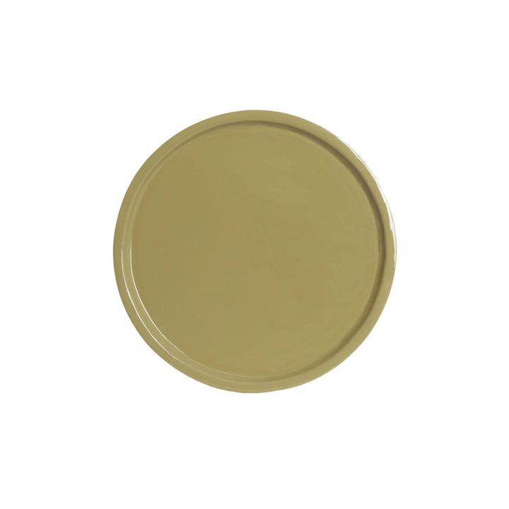 PIATTO DECORATIVO GRIGIO LUCIDO