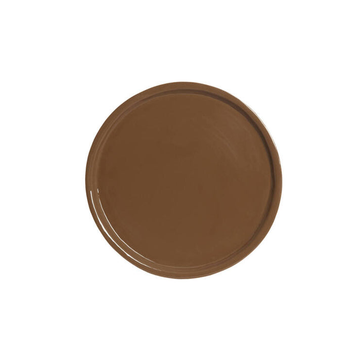 PIATTO DECORATIVO MARRONE