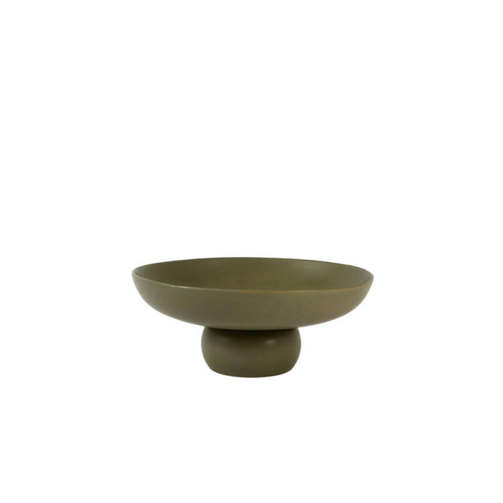 PIATTO DECORATIVO VERDE OLIVA LARGE