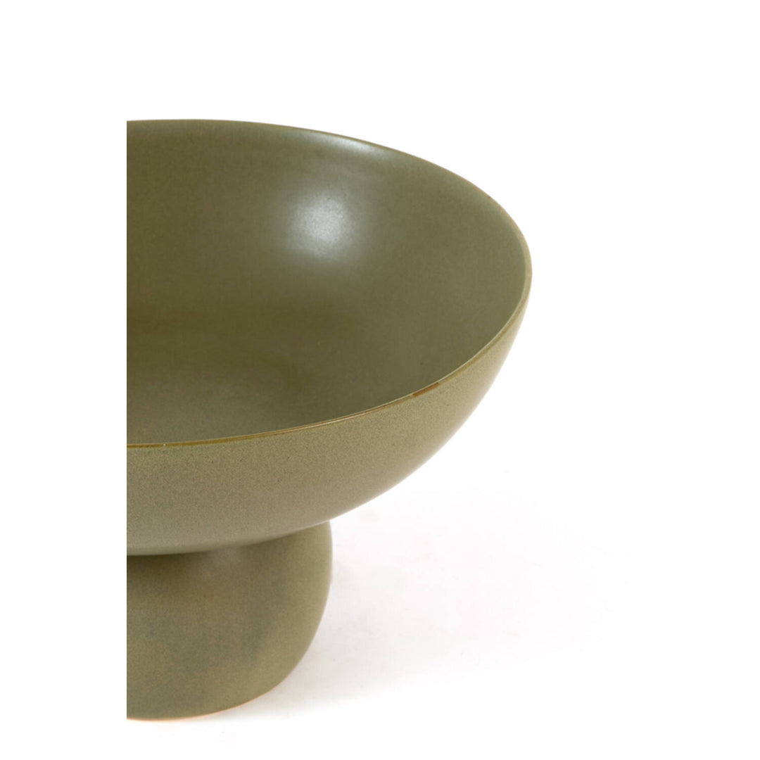 PIATTO DECORATIVO VERDE OLIVA SMALL