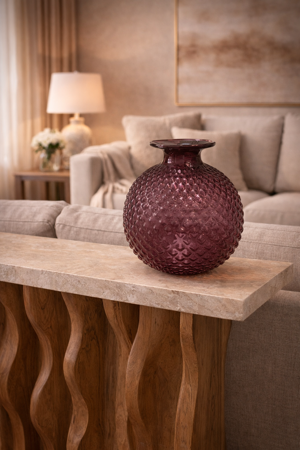 Vaso serenya grande magenta
