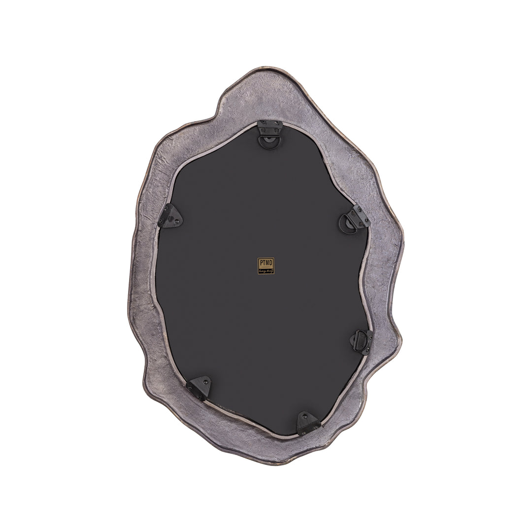 SPECCHIO OVALE NERO