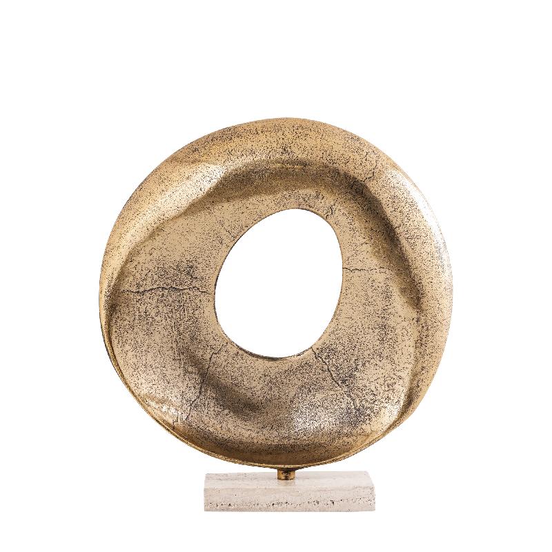 DECORAZIONE DA POGGIO OTTONE FUSO