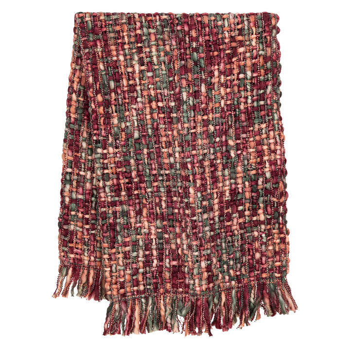 PLAID IN TESSUTO BORDEAUX