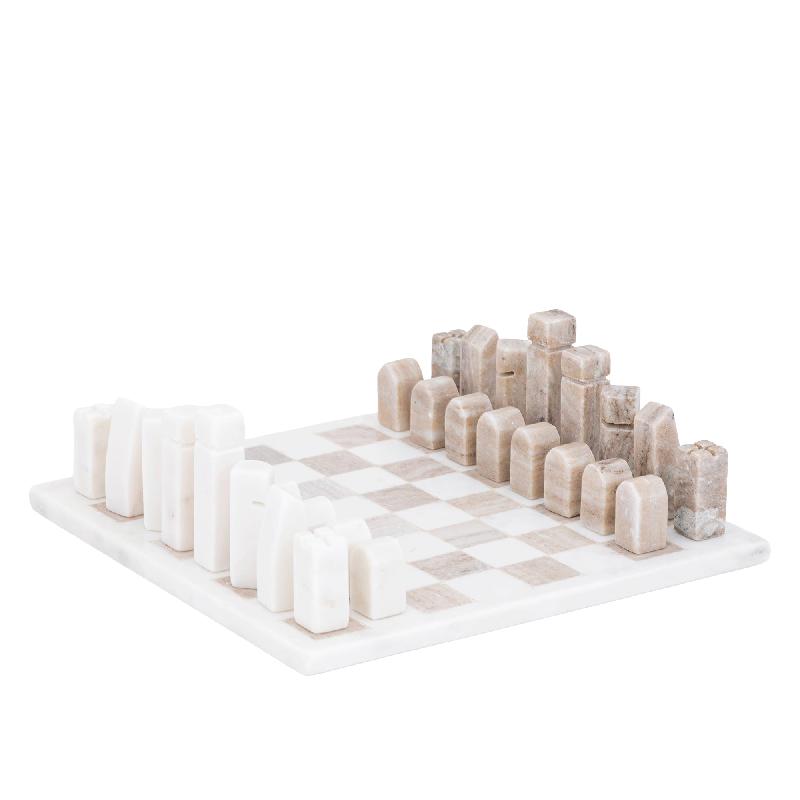 SCACCHIERA BIANCA E BEIGE