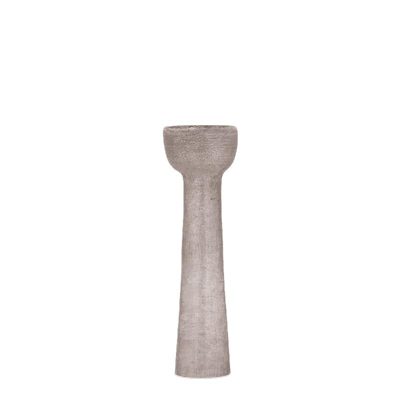 PORTACANDELE ALTO GRIGIO SMALL